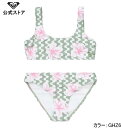 セール SALE ROXY ロキシー PARTY WAVES BRALETTE キッズ 女の子 スイムウェア 水着 サーフィン サーフ 海水浴 夏 水泳 ビーチ...