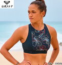 ROXY ロキシー フィットネス ROXY ACTIVE CB PT CROP TOP 水着 サーフィン 海水浴 夏 水泳 ビーチウェア(4)