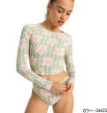 【お買い物マラソン期間はP10倍!】ROXY ロキシー HIBISCUS DAZE CROP L レディース ウィメンズ ラッシュガード 長袖 サーフィン 海水...