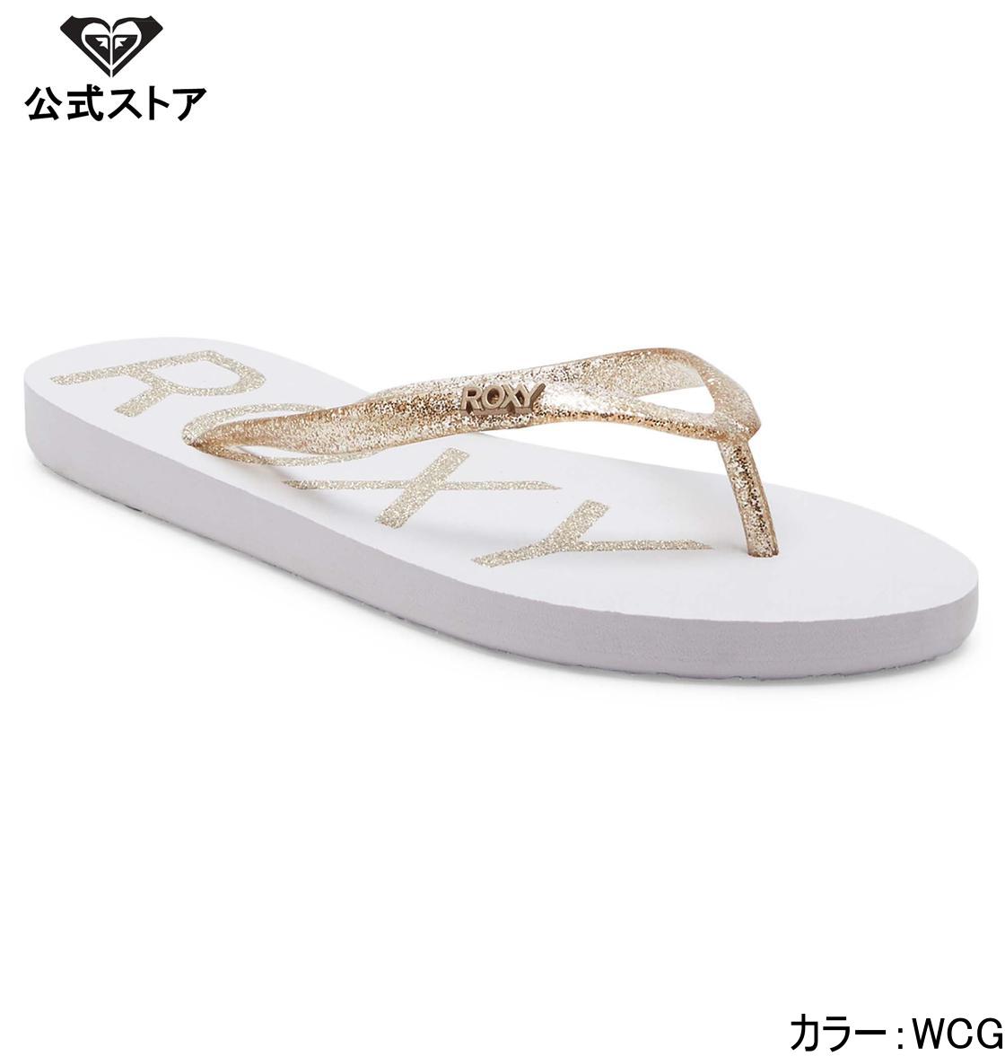 【お買い物マラソン期間はP10倍！】ROXY ロキシー VIVA SPARKLE ビーチサンダル ビーチ サーフィン サーフ 海水浴 夏 水泳 ビーチウェア