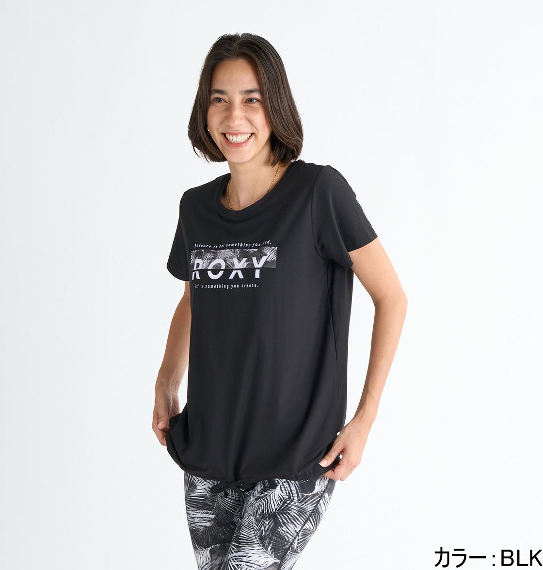 ROXY ロキシー フィットネス YOUR FLAVA TEE Tシャツ ティーシャツ 半袖 ショートスリーブ