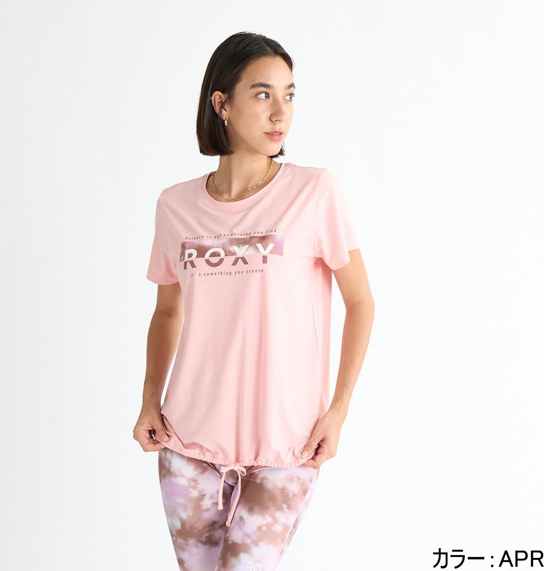 ROXY ロキシー フィットネス YOUR FLAVA TEE Tシャツ ティーシャツ 半袖 ショートスリーブ