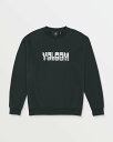 【お買い物マラソン期間はP10倍!】アウトレット価格 VOLCOM ボルコム CEMENT CREW メンズ クルー プルオーバー スウェット