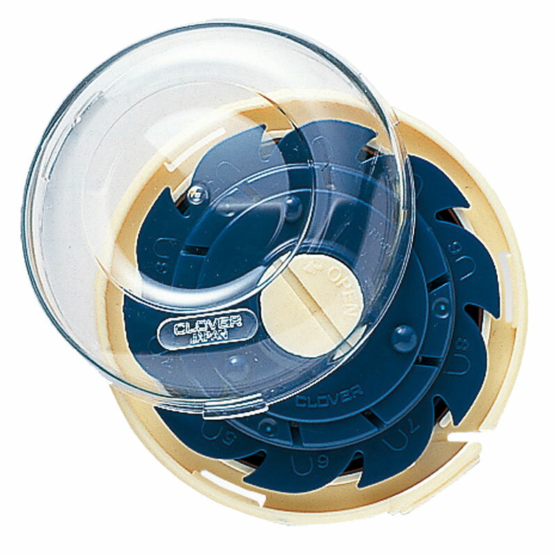 【針選びのポイント掲載】キルトドーム | パッチワーク用具 パッチワーク キルト 斉藤謠子 手芸用品 裁縫 材料 手芸 洋裁 ソーイング クロバー Clover 57-694 リール式針ケース ニードルホルダー 縫い針ケース 携帯用 ポータブル