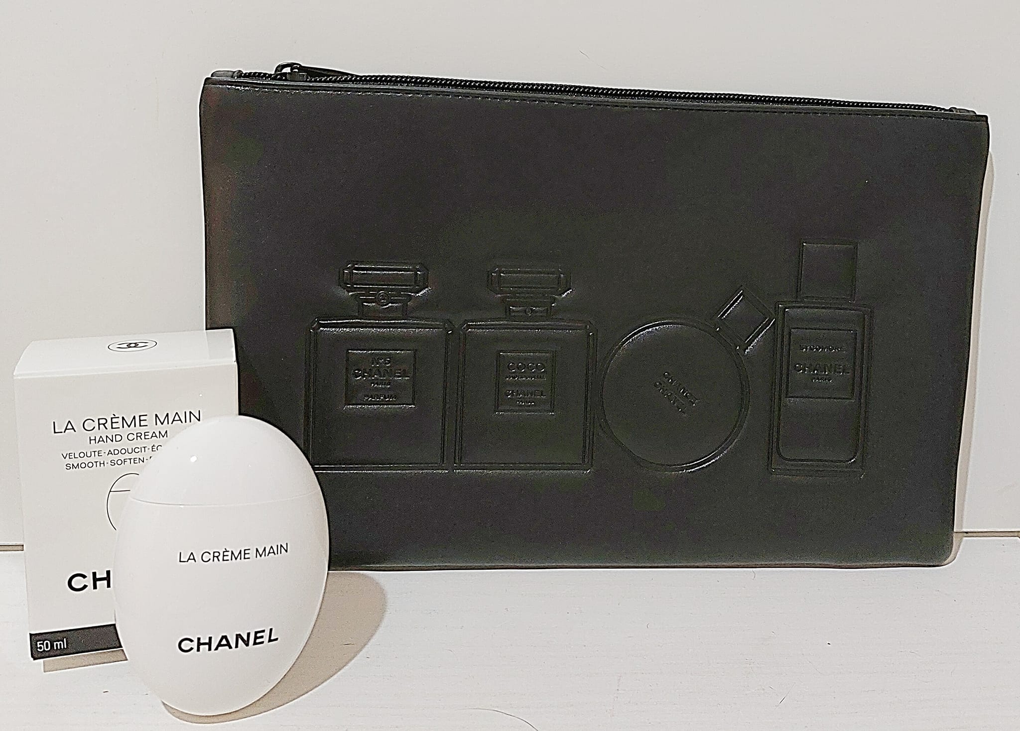 シャネル 　CHANEL ハンドクリーム　ポーチ　プレゼントに　　　クリスマス　バレンタイン　即納 代引き不可 ラ クレーム マン