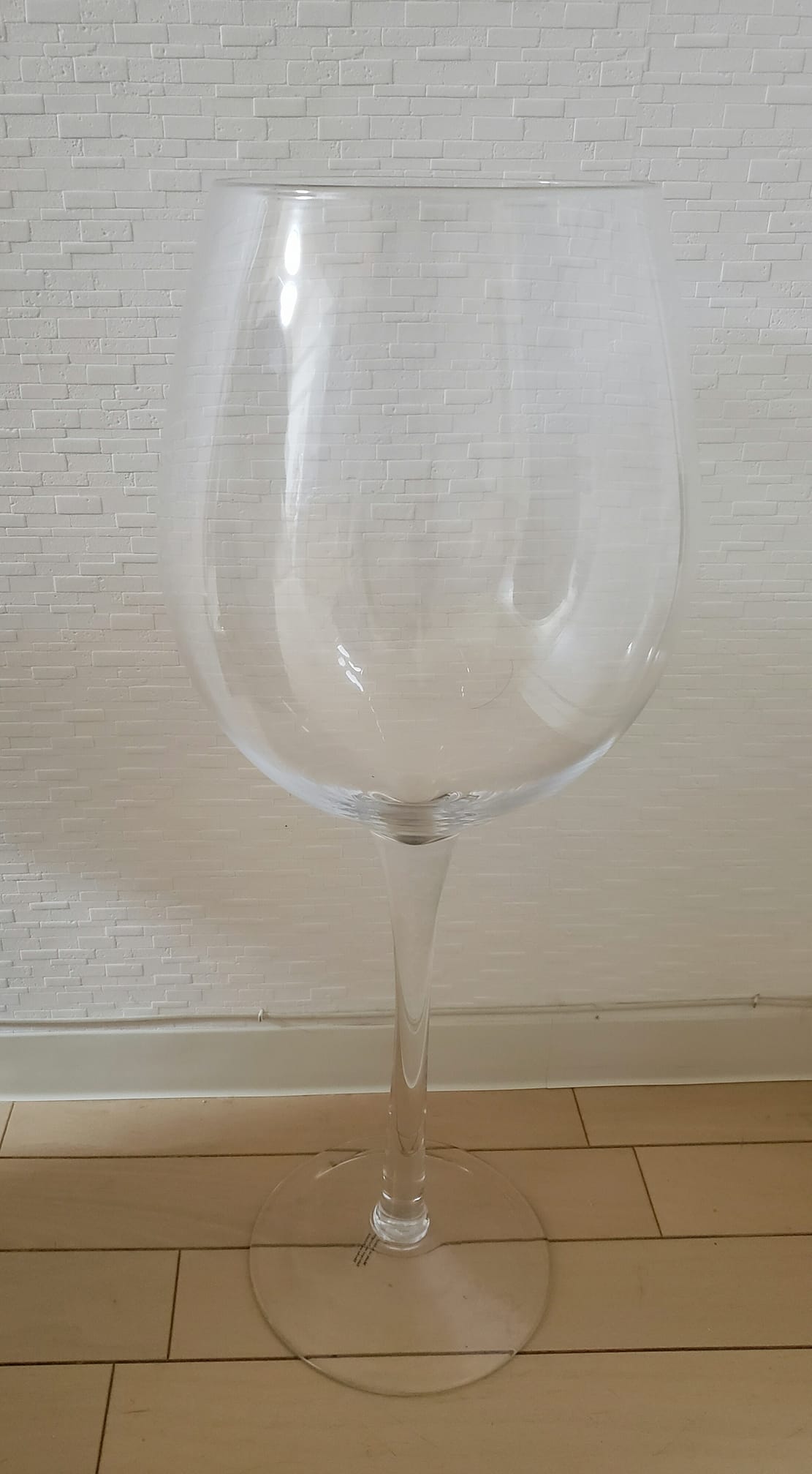 デコレーション　ワイングラス　花瓶やお部屋のディスプレイに 大型のため代引不可になります。