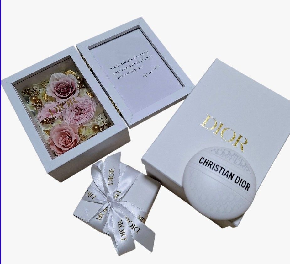 クリスチャン ディオール LE BAUME ル　ボーム 　ブリザードフラワーフォトフレーム