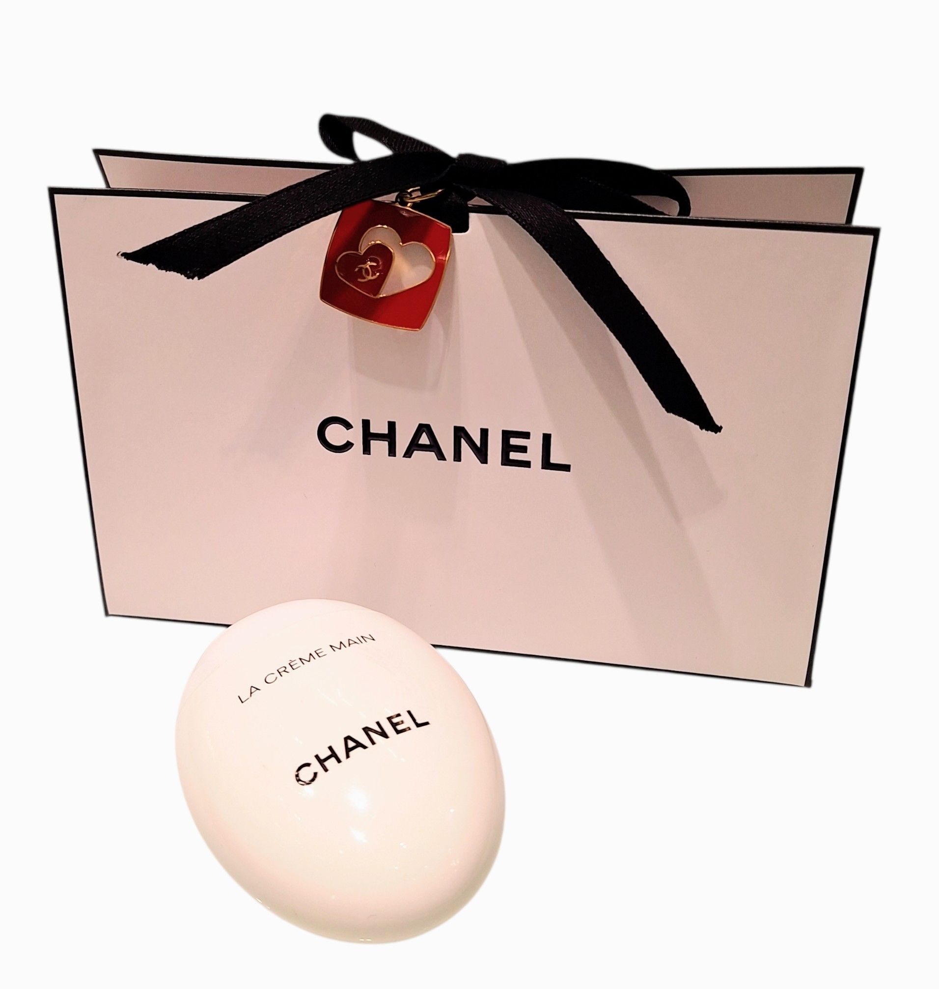 シャネル CHANEL ハンドクリーム 代引き不可 ラ クレーム マン ギフトボックス チャーム付き