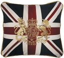 　　ユニオンジャック　 クッションUNIONJACK CUSHIONライオン＆クラウン