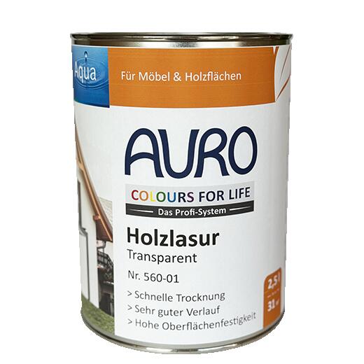 Rakuten - AURO(アウロ) Nr.560 水性ウッドステイン(無色透明) 2.5L缶【HLS_DU】【RCP】