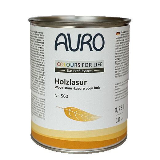 Rakuten - AURO(アウロ) Nr.560 水性ウッドステイン(着色タイプ) 0.75L缶【HLS_DU】【RCP】
