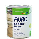 【送料無料】AURO アウロ Nr.125ワンオフオイルワックス 0.75L　100%天然原料でできた無垢材用のワックスです。