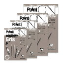 【公式ショップ】 クレールフォンテーヌ ペイントオン 画用紙 フランス ブランド 海外 輸入 画材 スケッチブック PAINT'ON グレー 30枚入