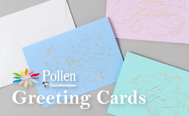 【公式ショップ】 メッセージカード 大人 グリーティングカード 封筒セット 洋2 ポレン 箔押し 上品 きれいめ おしゃれ お祝い ギフトカード 誕生日カード ...