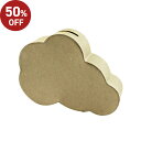 【公式ショップ】【50 %オフ!】 デコパッチ ペーパーマッシュ 貯金箱 雲 【おしゃれ かわいい エコで簡単リメイク DIY】 フランス生まれのデコツール
