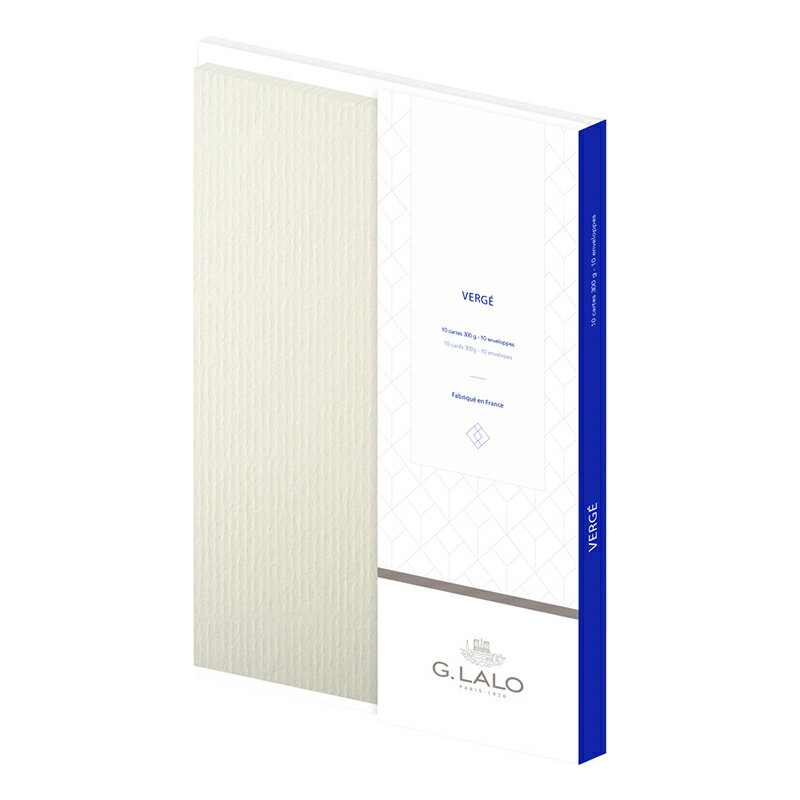 【公式ショップ】 フランスの生んだ 高品質 レターツールブランドヴェルジェ・ド・フランス 封筒・カードセット 各10枚入 C6/洋2