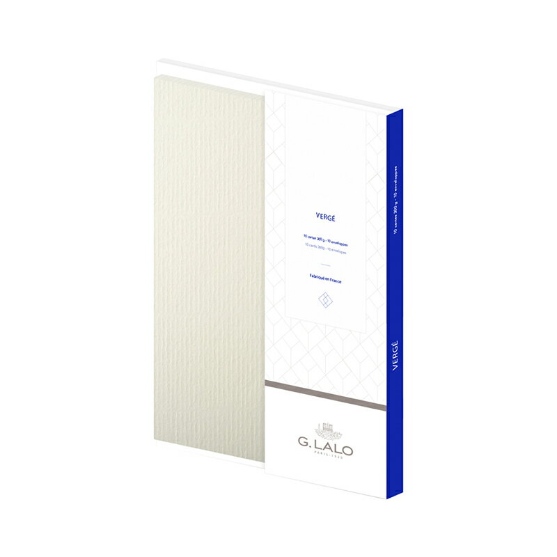 【公式ショップ】 フランスの生んだ 高品質 レターツールブランドヴェルジェ・ド・フランス 封筒・カード セット 各10枚入 9x14cm