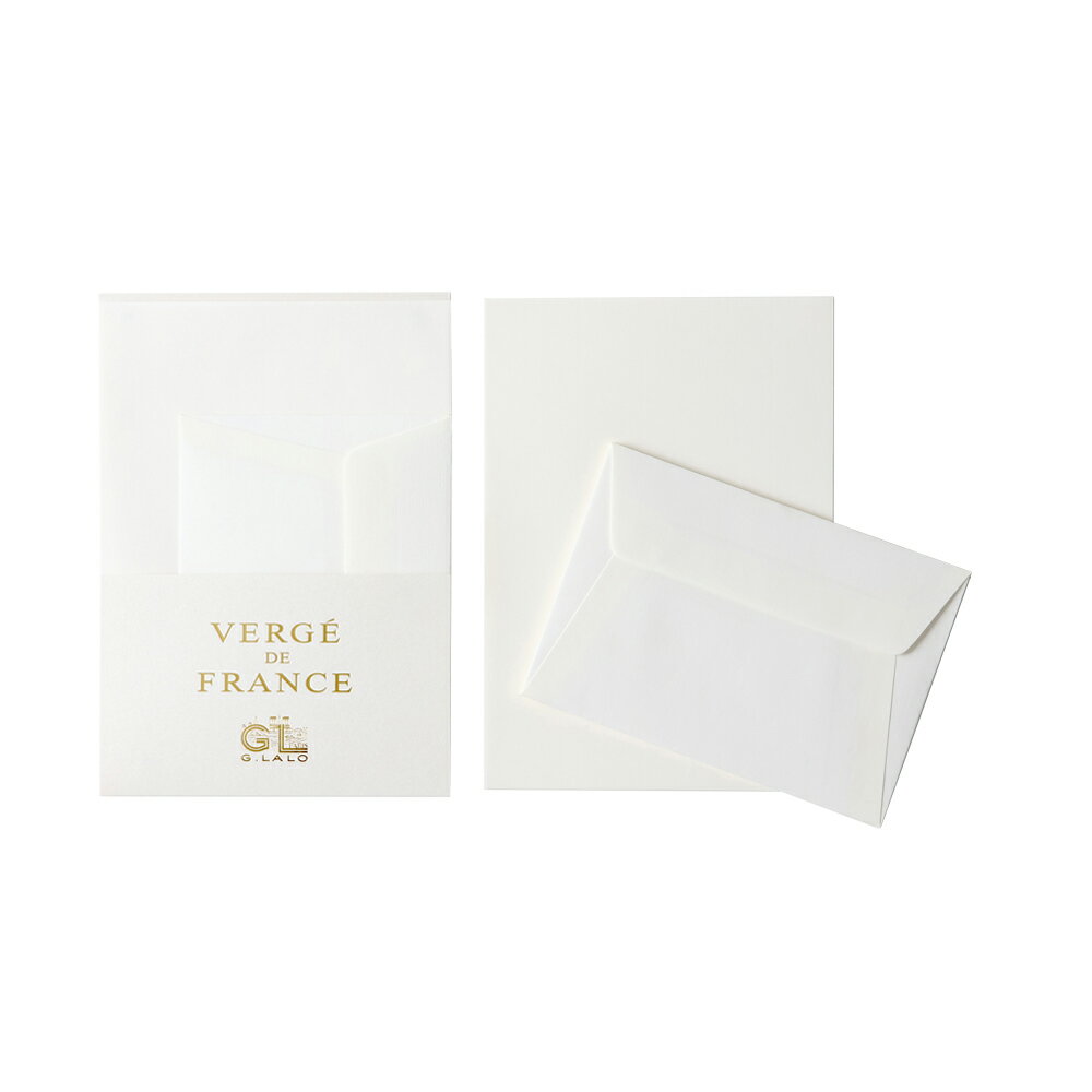 【公式ショップ】 フランス製 高級レターセット ヴェルジェ・ド・フランス レターセット 便箋A5 10枚 封筒 5枚入