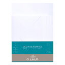 【公式ショップ】 フランス製 高級 レターセットべラムフランス レターセット 便箋 A5 10枚 封筒5枚入