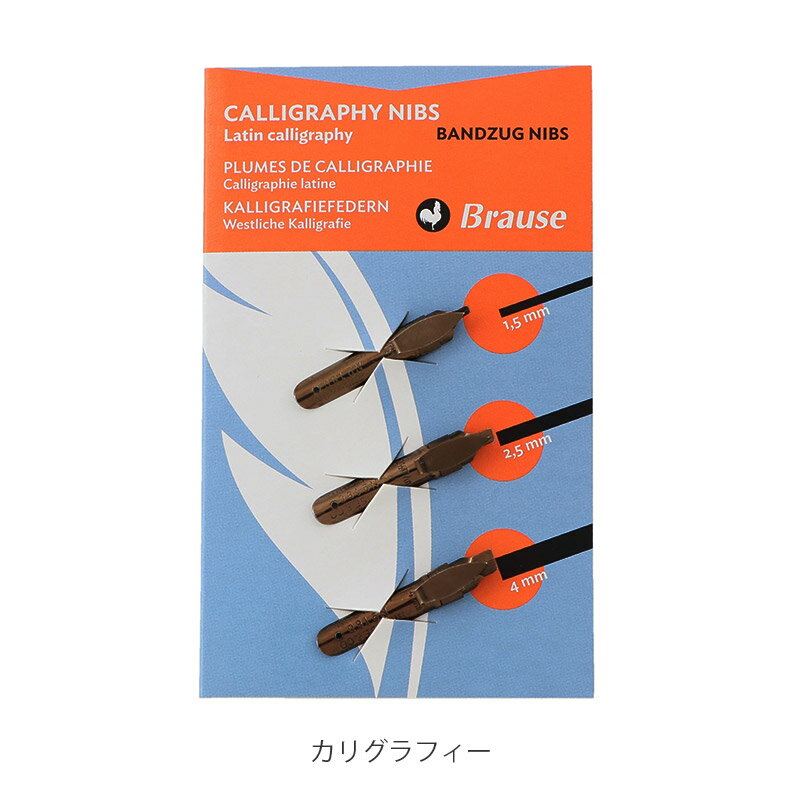 【公式ショップ】 生誕350年 フランスのインクとシーリングワックス 伝統的ブランドカリグラフィー ペン先3本セット