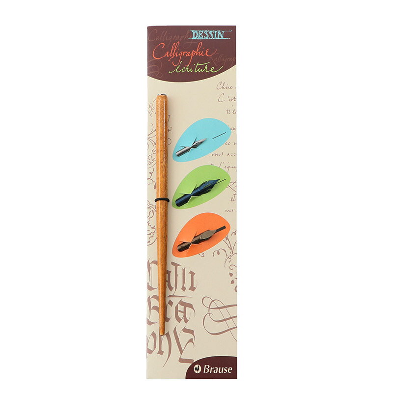 【公式ショップ】 カリグラフィー&ライティングセット ニブ6種&木製ペン軸 【生誕350年 フランスの伝統的ブランドのカリグラフィーツール HERBIN】