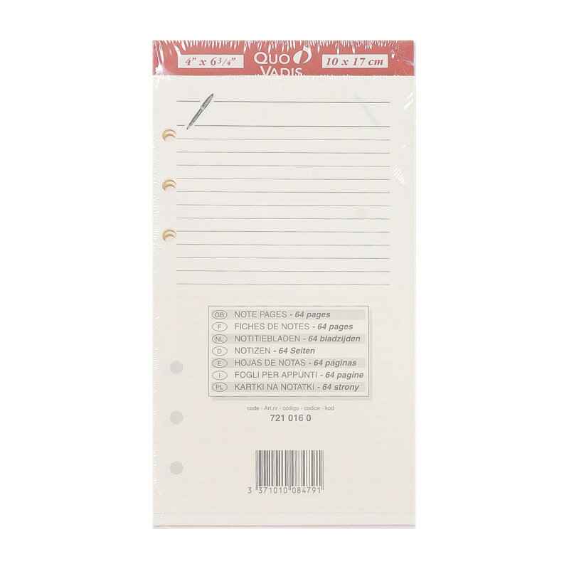 クオバディス システム手帳アクセサリー QUOVADIS Timer17 タイマー17 バイブルサイズ 横罫ノート アイボリー 公式