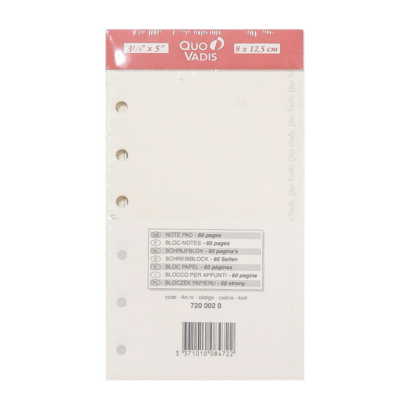 クオバディス システム手帳アクセサリー QUOVADIS Timer14 タイマー14 ミニ6穴サイズ ブロックパッド 公式