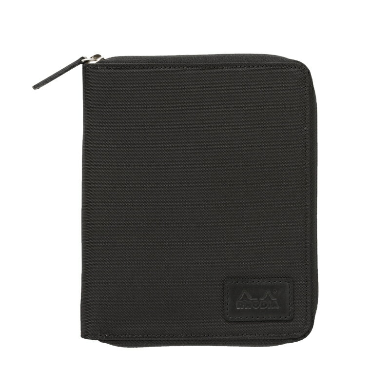 ロディア メモ帳 カバー RHODIA No.13 ラウンドジップケース ブロックロディア No.13 A6 付き ドット方眼 撥水カバー ミシン目入