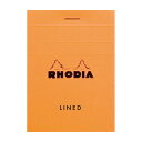 【公式ショップ】 ロディア メモ帳 ノートRHODIA ブロックロディア ライン No.11 A7 横罫 撥水カバー ミシン目入