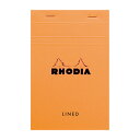 【公式ショップ】 ロディア メモ帳 ノートRHODIA ブロックロディア No.14 11x17cm 横罫 撥水カバー ミシン目入