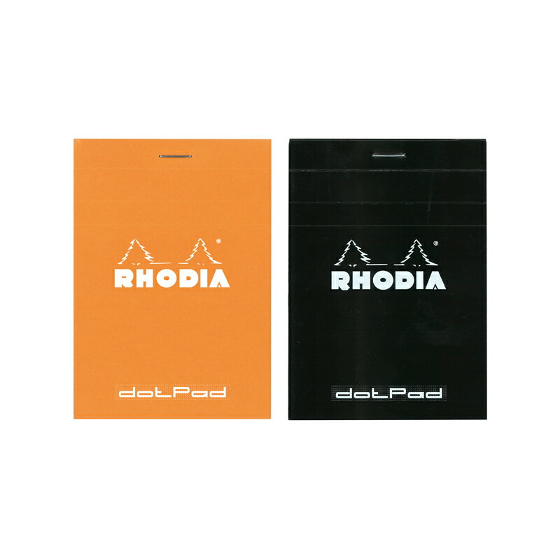 ロディア メモ帳 ノート RHODIA ドットパッド No.12 8.5x12cm ドット方眼 撥水カバー ミシン目入
