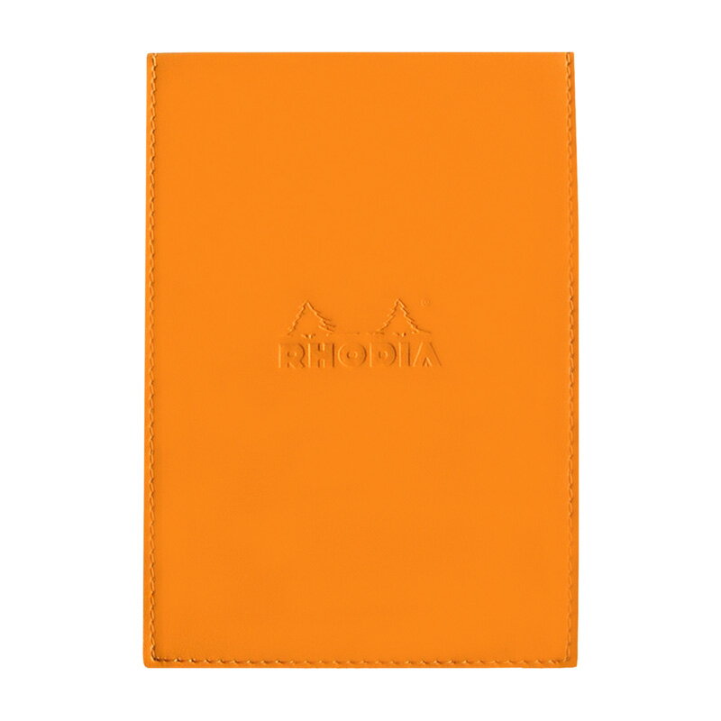 樂天商城 - ロディア メモ帳 カバーRHODIA ロディアカバー エピュレ No.13 ブロックロディア No.13 A6 オレンジ 付き 5mm方眼 撥水カバー ミシン目入