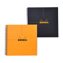 【公式ショップ】 ロディア メモ帳 ノートRHODIA ロディア リバースブック 正方形 21x21cm 5mm方眼 撥水カバー ミシン目入