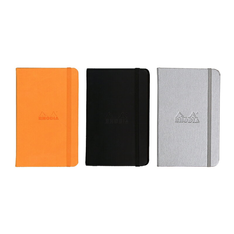 ロディア ノートRHODIA ウェブノートブック A6 ドット方眼 イタリア製ハードカバー アイボリーペーパー