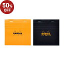 【公式ショップ】【50%オフ!】 メモ帳 ノートRHODIA ブロックロディア No.148 ル・キャレ 正方形 14.8x14.8cm ドット方眼 撥水カバー...