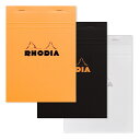 【公式ショップ】 ロディア メモ帳 ノートRHODIA ブロックロディア No.19 A4変型 21x31.8cm 5mm方眼 撥水カバー ミシン目入