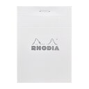 【公式ショップ】 ロディア メモ帳 ノートRHODIA ブロックロディア No.11 A7 ホワイト 5mm方眼 撥水カバー ミシン目入
