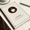 趣味ノート コーヒー 珈琲 ノート 文具 文房具 ギフト プレゼント 雑貨 メモ 記録 B6 おしゃれ 趣味 カフェ 喫茶 喫茶店