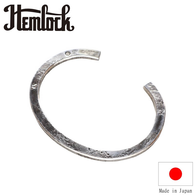 hemlock ヘムロック Forged bangle -silver シルバーバングル メンズ アメカジ 日本製