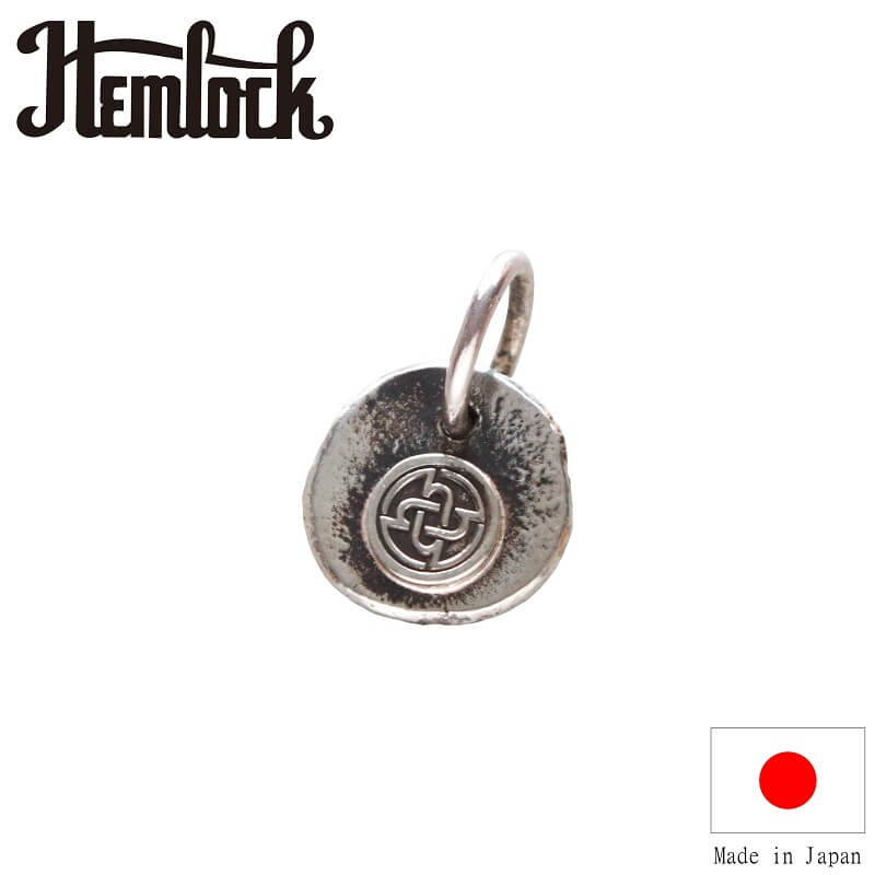 楽天Qurious 楽天市場店hemlock ヘムロック H circle logo metal Small ロゴ メタル トップ スモール メンズ ネックレス 日本製