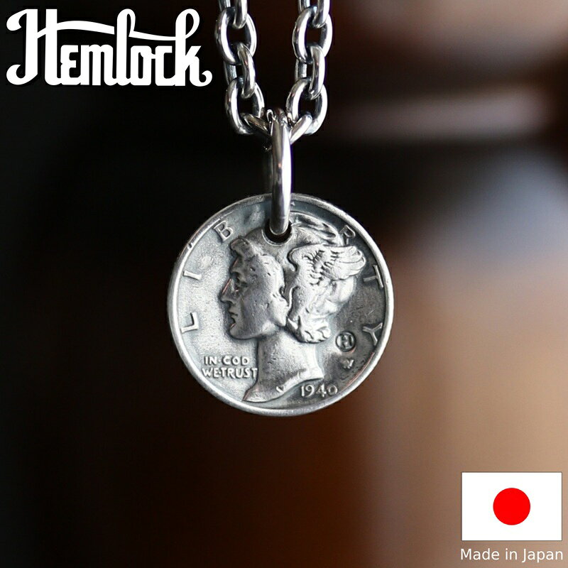 hemlock ヘムロック Mercury Coin TOP マーキュリーコイントップメンズ アメカジ シルバー ペンダントトップ