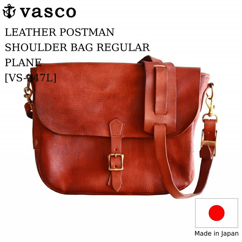 vasco @XR LEATHER POSTMAN SHOULDER BAG REGULAR U[|Xg}V_[obO M[ LY obO {v {