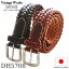 Vintage Works ơ Leather belt 쥶å٥   ܳץ٥ ᥫפ򸫤