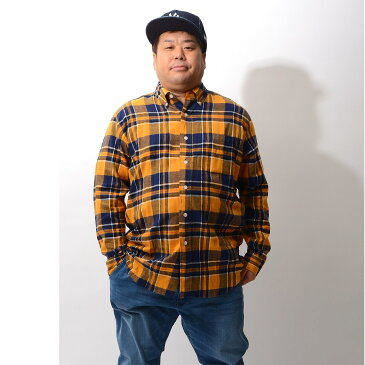 大きいサイズ ネルシャツ メンズ シャツ 2L 3L 4L 5L XXL XXXL XXXXL チェックシャツ ストレッチ 長袖 長袖シャツ トップス チェック柄 レッド 赤 フランネル イエロー グレー グリーン 秋 秋服 秋物 冬 冬服 冬物 秋冬 服 大きめ おしゃれ イワショー