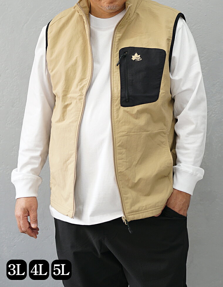 ベスト アウター LOGOSpark ロゴスパーク 軽い 5L 4L 3L XXXXL XXXL XXL オーバー...