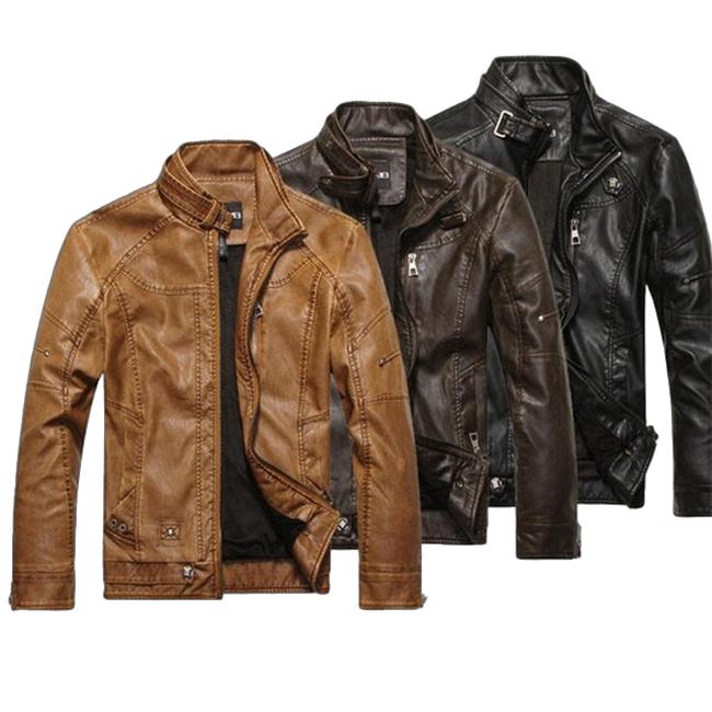 Rakuten - レザージャケット メンズ ライダースジャケット メンズ アウター 革ジャン メンズ ジャケット バイクジャケット ジャンパー 裏起毛 内側ポケット フェイクレザー ジャケット大きいサイズ おしゃれ 皮ジャン 父の日 秋 冬 黒 防寒