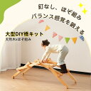 【送料無料】大型DIY橋キット正規品 ほぞ組み ジャングルジム 天然木 即納可能 クライミングフレーム 5段 木製 大型遊具 幼児 子供 誕生日プレゼント クリ...