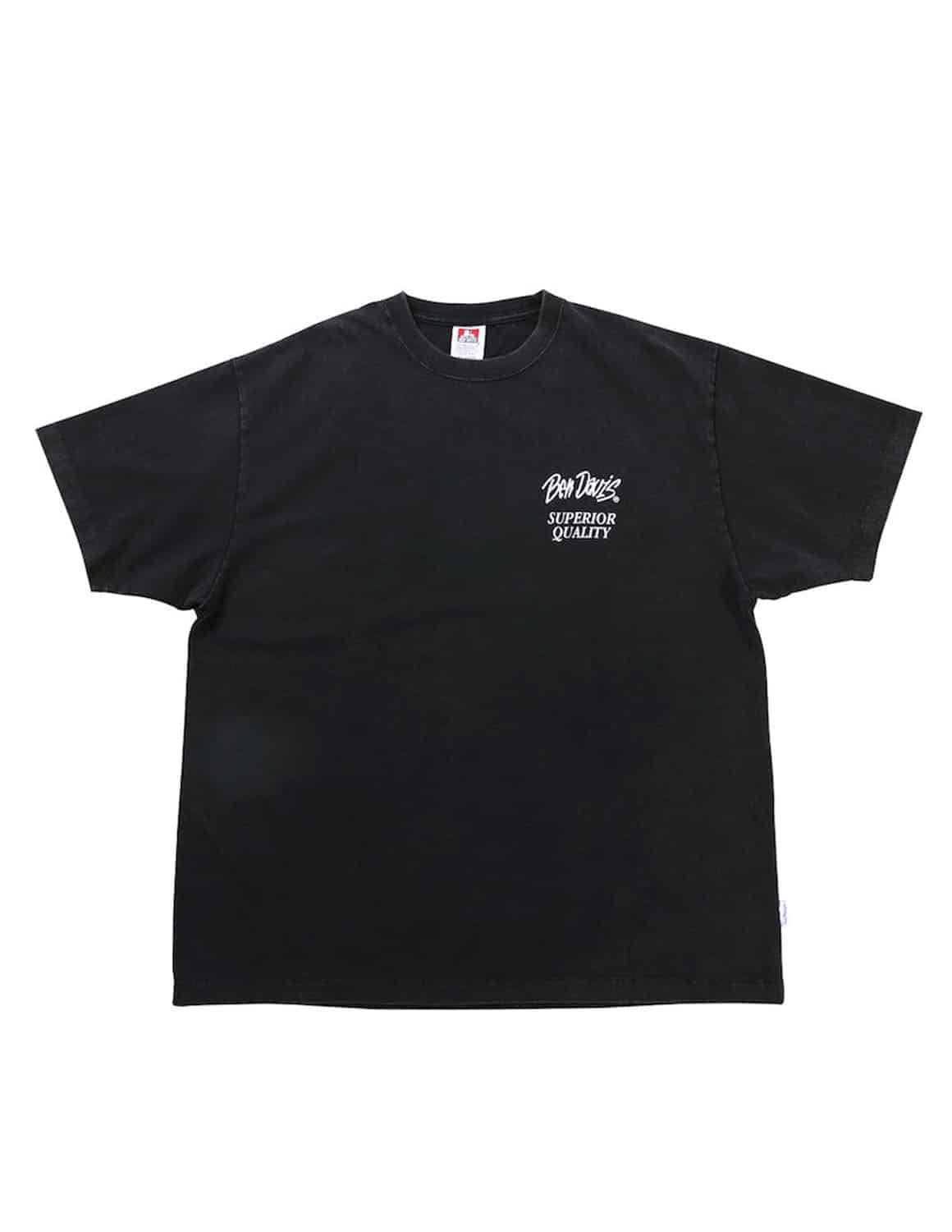 【大きいサイズ メンズ】BEN DAVIS(ベン デイビス) バリアスモチーフ ヴィンテージ パウダーブリーチ加工 バックプリント 半袖Tシャツ カットソー 3L/4L/5L/6L