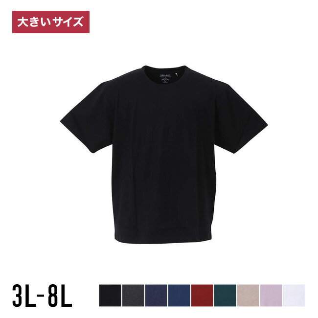 大きいサイズメンズtシャツ半袖無地...