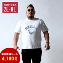 【残り8Lのみ！】【SALE】QT キューティ 大きいサイズ メンズ ヴィンテージ QZILLAロゴ 6.2oz 半袖 tシャツ カットソー トップス おしゃれ ホワイト 春 夏 秋 冬 2L 3L 4L 5L 6L 7L 8L XL 2XL 3XL 4XL 5XL 6XL 7XL ヘビーウェイト シンプル 半そで おしゃれ カジュアル